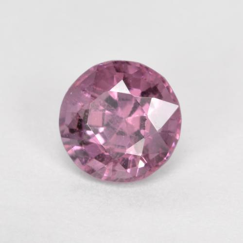 Espinela Púrpura ciruela natural de 0.64 ct, Corte Redondo, VS
