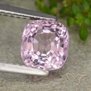 Espinela púrpura natural de 1,69 ct, corte cojín, VVS-VS