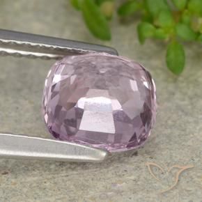 Espinela púrpura natural de 1,69 ct, corte cojín, VVS-VS