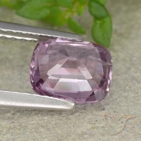 Espinela Púrpura gris natural de 1.39 ct, Forma Cojín, VVS-VS