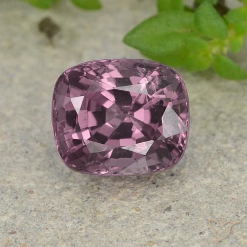 1.52ct Natural Sangría oscuro Espinela, Forma Cojín, VVS-VS