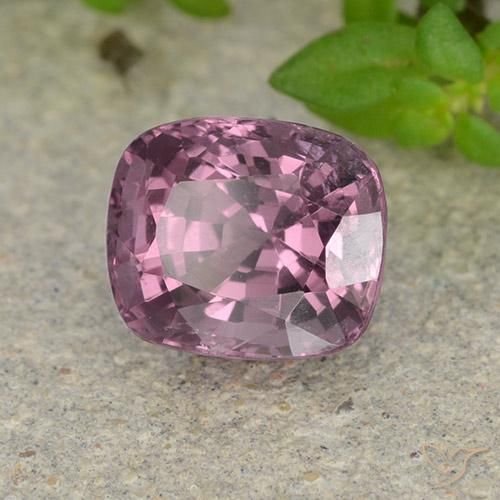 Espinela Sangría oscuro natural de 1.52 ct, Forma Cojín, VVS-VS