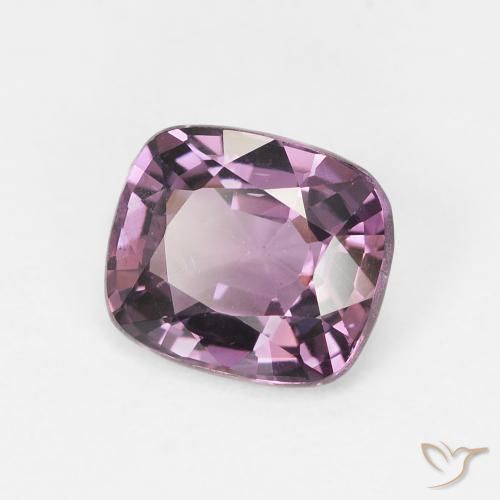 Espinela Púrpura medio natural de 1.40 ct, Forma Cojín, VVS-VS