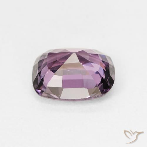Espinela Púrpura medio natural de 1.40 ct, Forma Cojín, VVS-VS