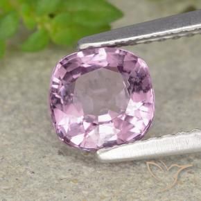 Espinela Púrpura violeta rosáceo natural de 1.11 ct, Forma Cojín, VVS-VS