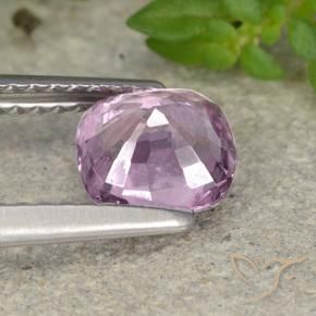 Espinela Púrpura violeta rosáceo natural de 1.11 ct, Forma Cojín, VVS-VS