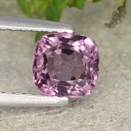 1.04ct Natural Púrpura claro Espinela, Forma Cojín, VVS-VS