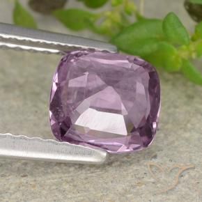 Espinela Púrpura violeta rosáceo natural de 1.21 ct, Forma Cojín, VS
