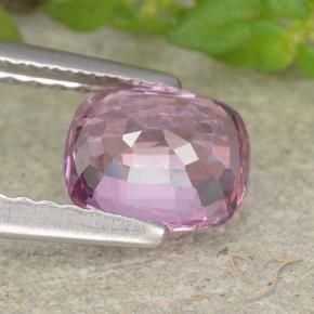 Espinela Rosado-púrpura claro natural de 1.22 ct, Corte Cojín, VVS-VS
