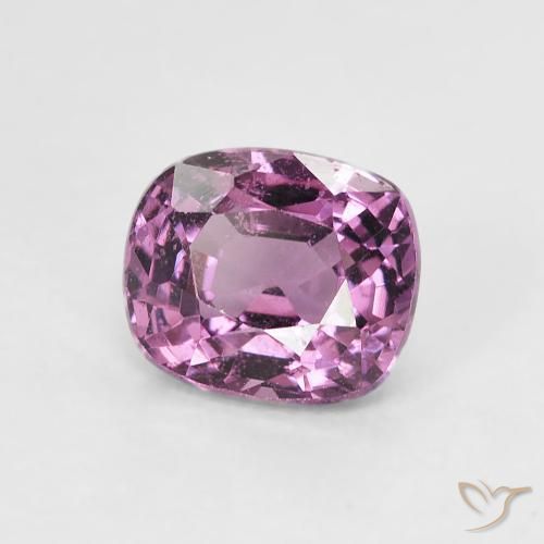 Espinela Medium Dark-Violet natural de 1.18 ct, Forma Cojín, VVS-VS