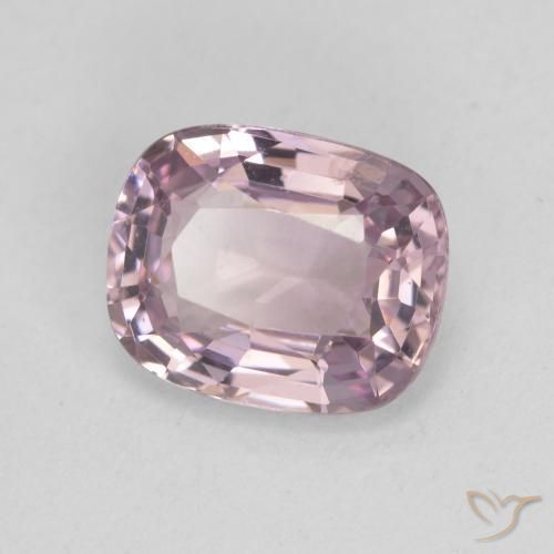 Espinela Púrpura medio natural de 1.48 ct, Forma Cojín, VVS-VS