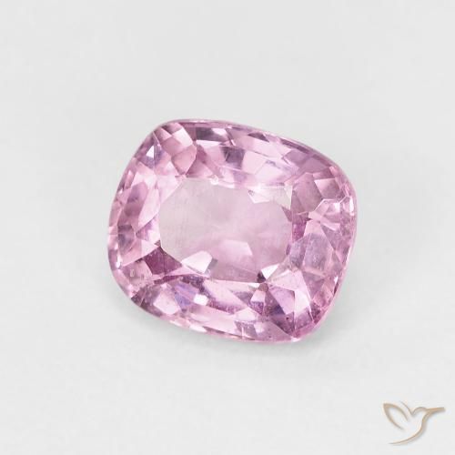 Espinela Púrpura claro natural de 0.98 ct, Forma Cojín, VVS-VS