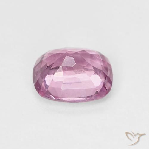 Espinela Púrpura claro natural de 0.98 ct, Forma Cojín, VVS-VS