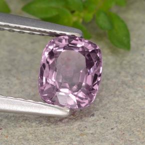 Espinela púrpura natural de 0,99 ct, corte cojín, VVS-VS