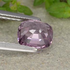 Espinela púrpura natural de 0,99 ct, corte cojín, VVS-VS
