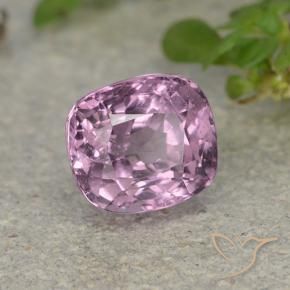 Espinela Púrpura violeta rosáceo natural de 1.22 ct, Forma Cojín, VVS-VS