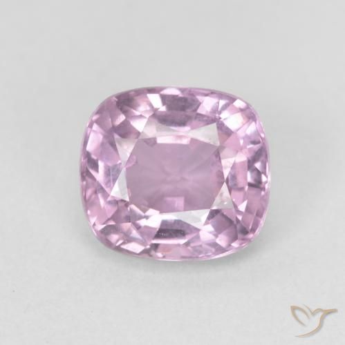 1.25ct Natural Rosado-púrpura claro Espinela, Forma Cojín, VVS-VS
