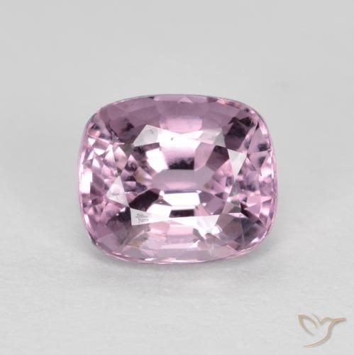 1.17ct Natural Púrpura claro espinela, Forma Cojín, VVS