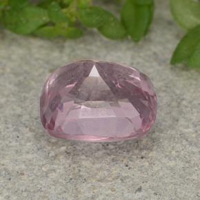 Espinela púrpura natural de 1,57 ct, corte cojín, VS