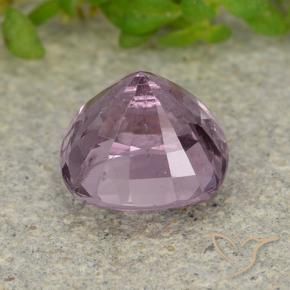 Espinela Tono malva intenso natural de 1.55 ct, Forma Cojín, VS