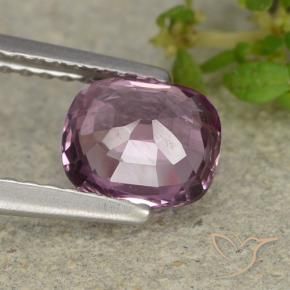 Espinela Púrpura rojizo natural de 1.19 ct, Forma Cojín, VVS-VS
