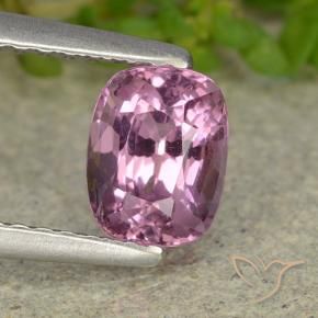 Espinela Púrpura claro natural de 0.98 ct, Forma Cojín, VVS-VS