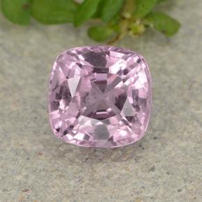 Espinela púrpura natural de 1,52 ct, corte cojín, VS