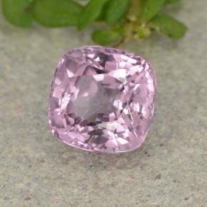 Espinela púrpura natural de 1,52 ct, corte cojín, VS