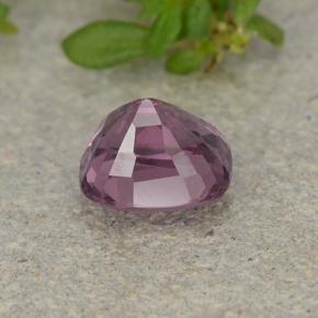 Espinela púrpura natural de 1,29 ct, corte cojín, VVS-VS