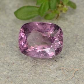 Espinela Lavanda intenso natural de 1.10 ct, Forma Cojín, VS