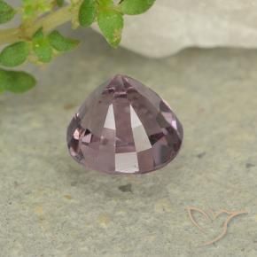 Espinela Púrpura medio natural de 0.76 ct, Redondo, VS