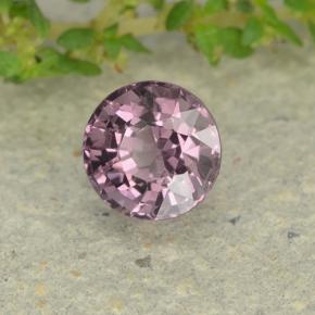 Espinela púrpura natural de 0,74 ct, corte redondo, VVS-VS