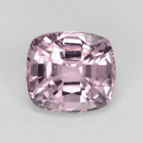 Espinela púrpura natural de 1,74 ct, corte cojín, VS