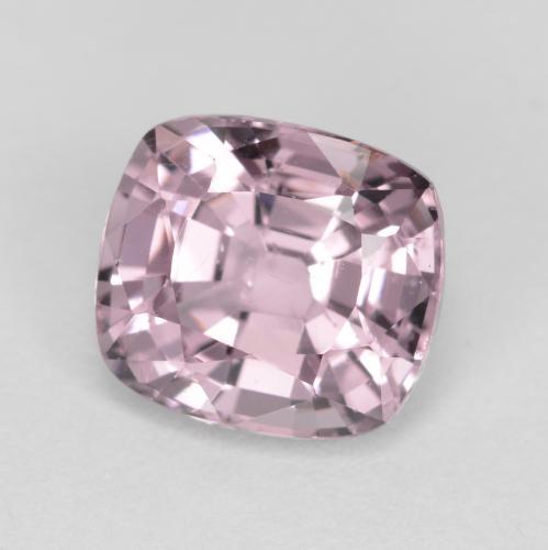 Espinela púrpura natural de 1,74 ct, corte cojín, VS