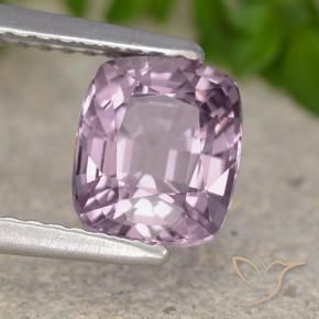 Espinela Rosado-púrpura uva claro natural de 1.54 ct, Forma Cojín, VS