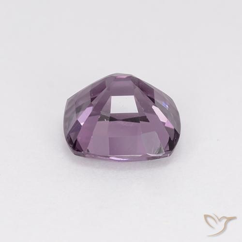 Espinela Púrpura uva claro natural de 1.39 ct, Forma Cojín, VS