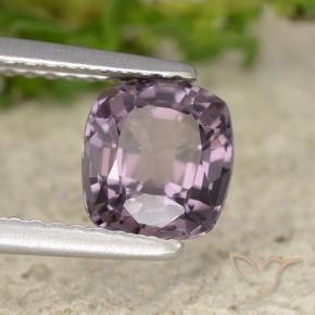 Espinela Púrpura oscuro natural de 1.45 ct, Forma Cojín, VVS