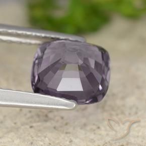 Espinela Púrpura oscuro natural de 1.69 ct, Forma Cojín, VVS-VS