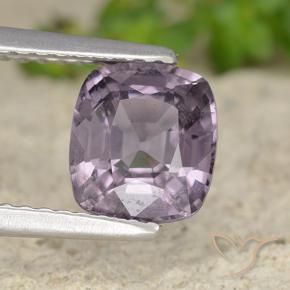 Espinela Púrpura medio natural de 1.60 ct, Forma Cojín, VVS-VS