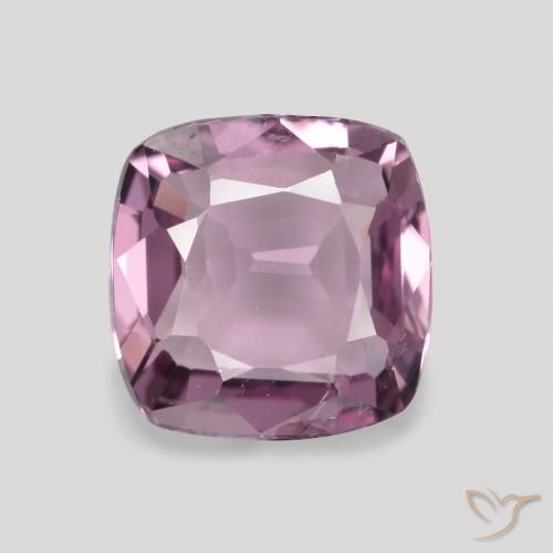 1.15ct Natural Púrpura rojizo Espinela, Forma Cojín, VVS