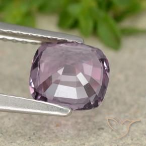 Espinela Púrpura claro natural de 1.27 ct, Forma Cojín, VVS