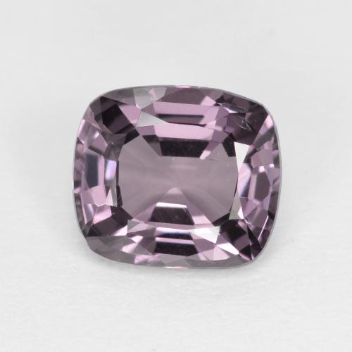 Espinela púrpura natural de 1,20 ct, corte cojín, VVS