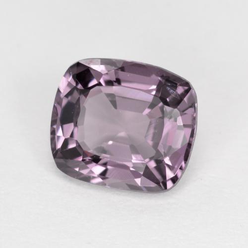 Espinela púrpura natural de 1,20 ct, corte cojín, VVS