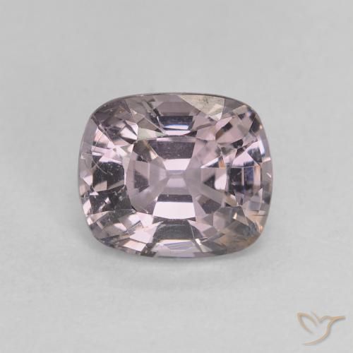 1.45ct Natural Púrpura claro Espinela, Forma Cojín, VS