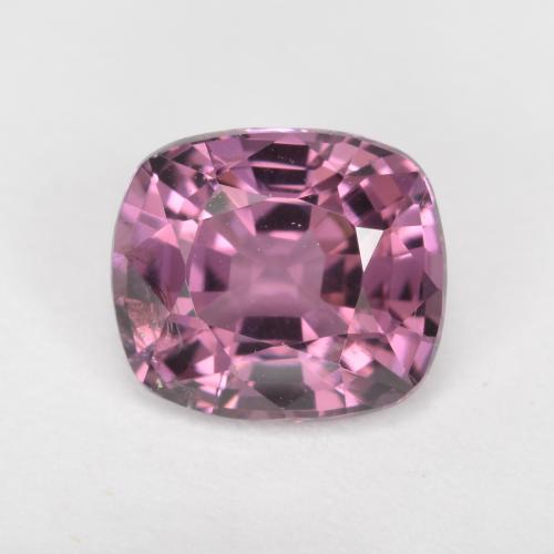 Espinela Púrpura oscuro natural de 1.35 ct, Corte Cojín, VS
