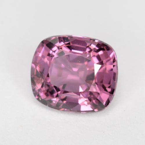Espinela Púrpura oscuro natural de 1.35 ct, Corte Cojín, VS