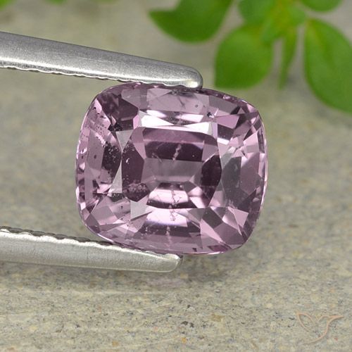 1.73ct Natural Púrpura rosado Espinela, Forma Cojín, VS