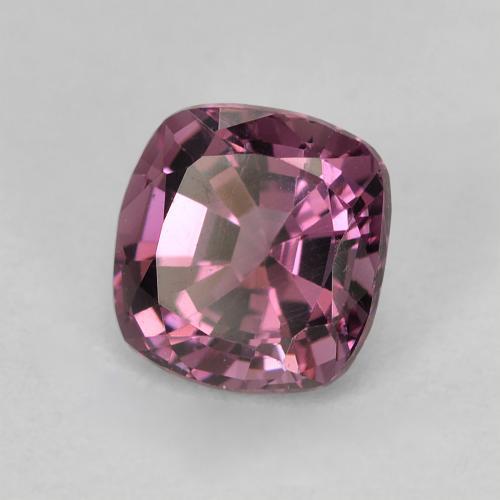 Espinela púrpura natural de 1,28 ct, corte cojín, VVS-VS