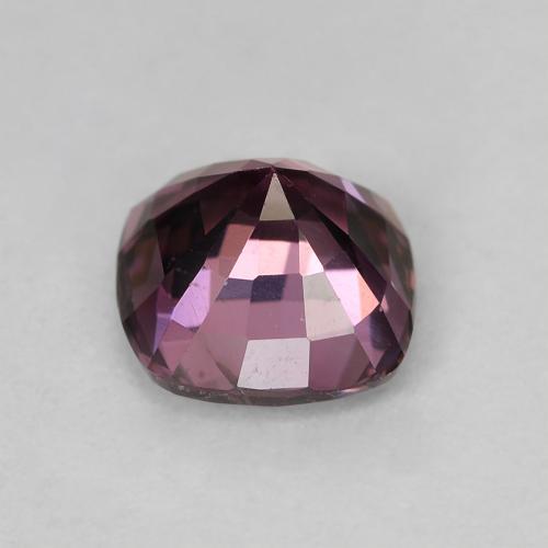 Espinela púrpura natural de 1,28 ct, corte cojín, VVS-VS