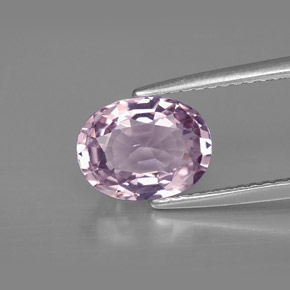 Espinela violeta natural de 2,10 ct, corte óvalo, VS